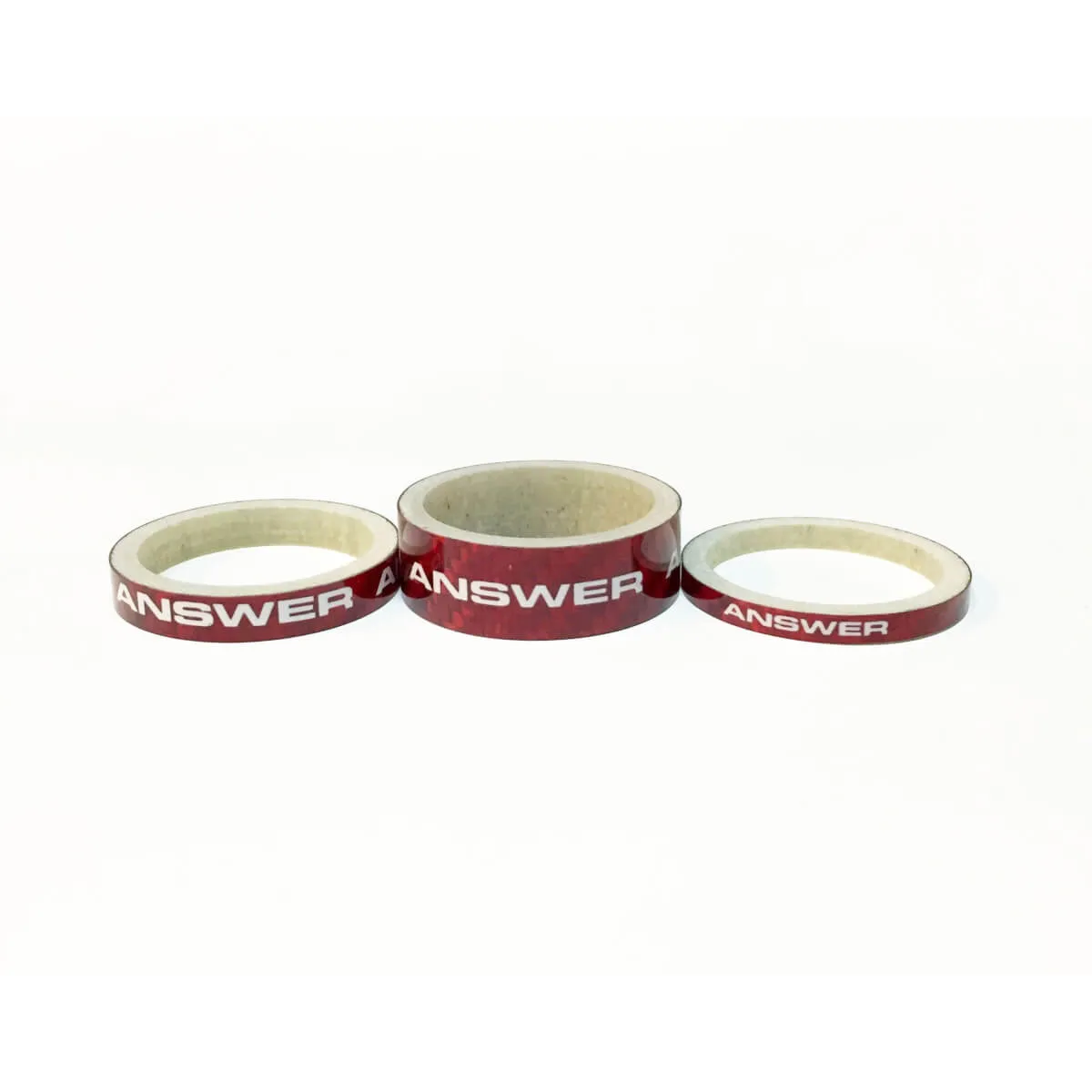 Answer Carbon Spacer 3 Pack Red